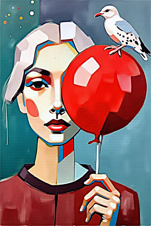 98-Retrato de mujer 数字艺术