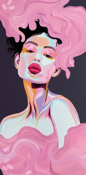 绘画,  39.4x19.7 in 