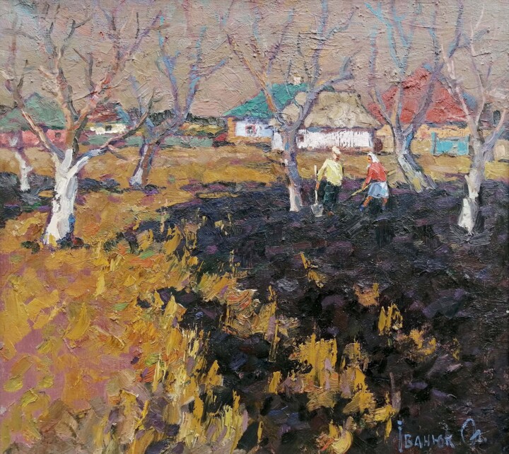 Early spring Pittura, 39,4x43,3 in