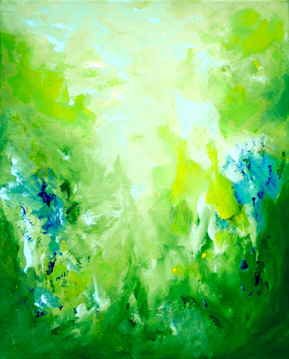 Vergissmeinnicht 绘画, 19.7x15.8 in