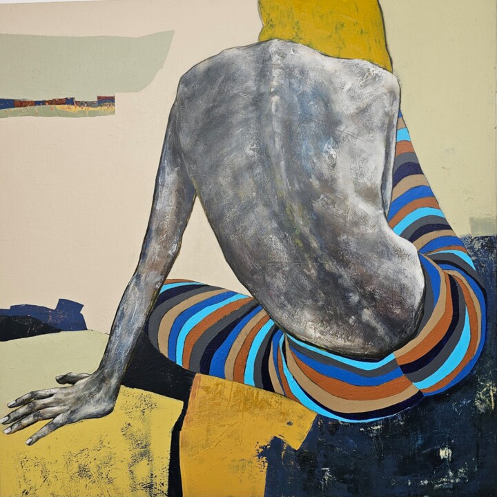 EXODUS 绘画, 39.4x39.4 in
