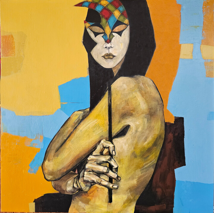 Identity Schilderij, 39,4x39,4 in