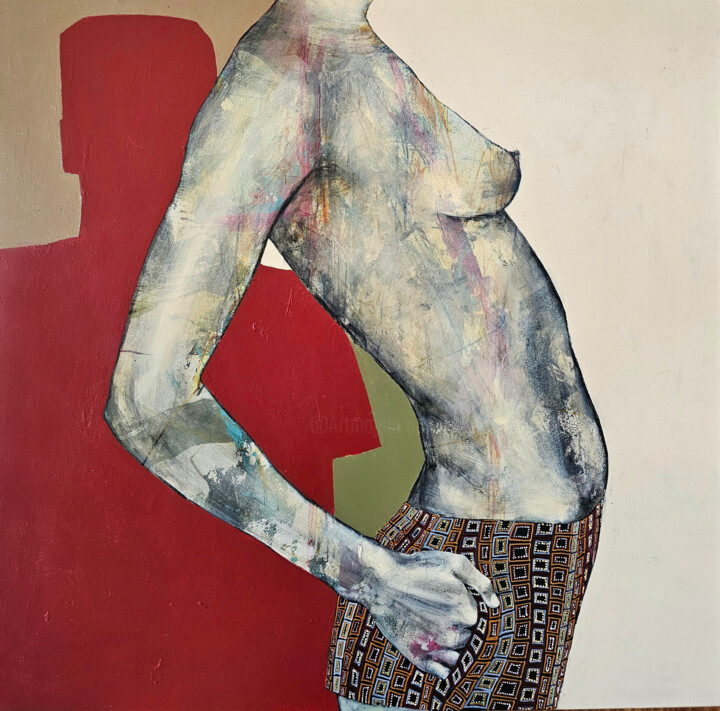 The presence of absence 绘画, 39.4x39.4 in