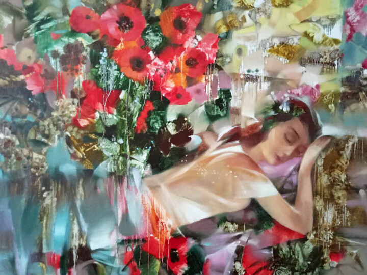 Morning symphony 绘画, 27.6x35.4 in