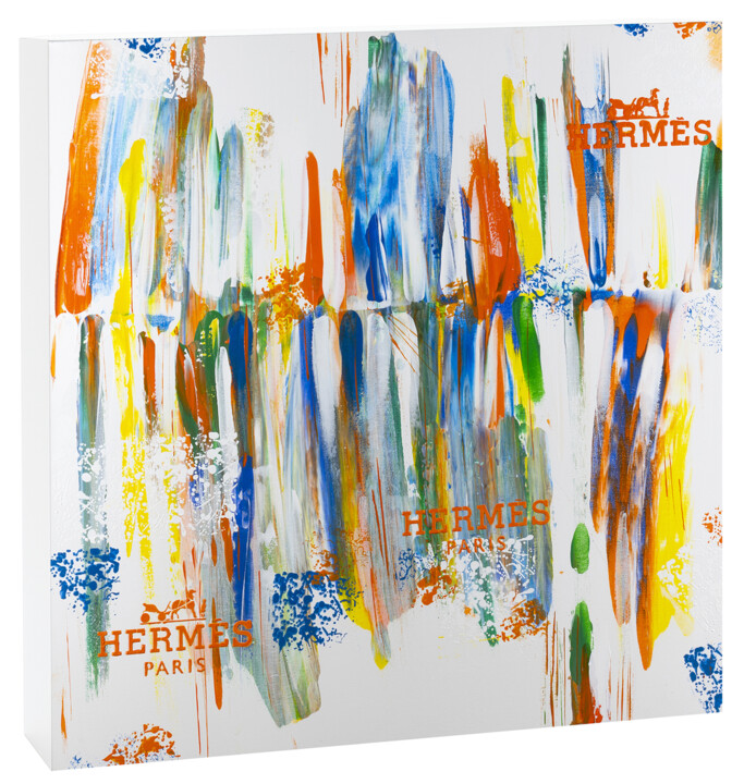 Peinture intitulée "CALÉCHE (3D)" par Isalan, Œuvre d'art originale, Acrylique Monté sur Châssis en bois