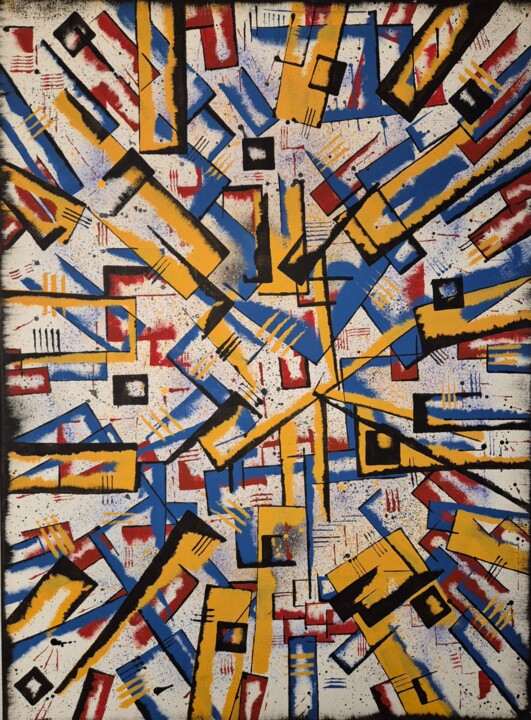 Composition 7 绘画, 31.5x23.6 in
