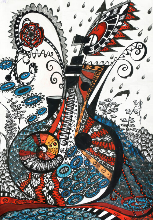 Farewell jazz 图画, 23.6x15.8 in