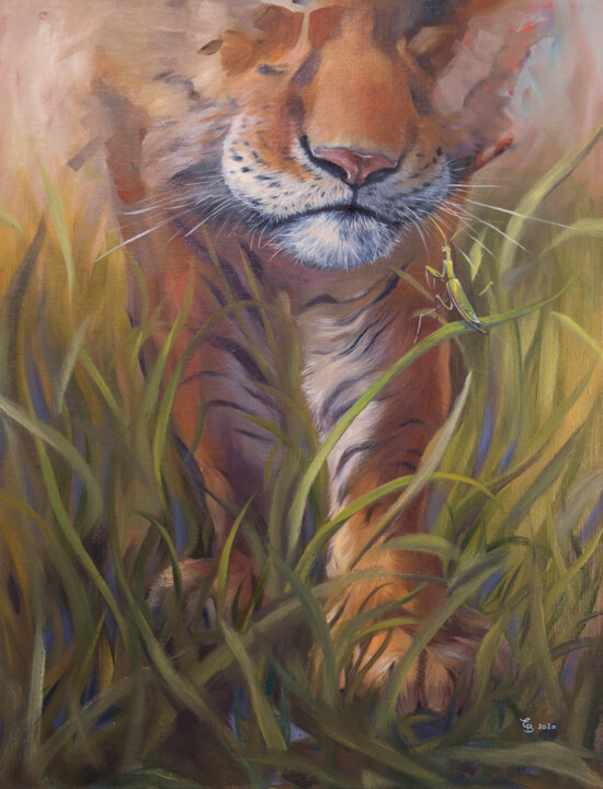 La Rencontre 绘画, 25.6x19.7 in