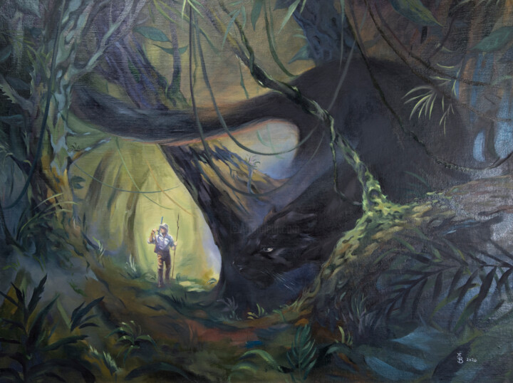 Furtive 绘画, 23.6x31.5 in