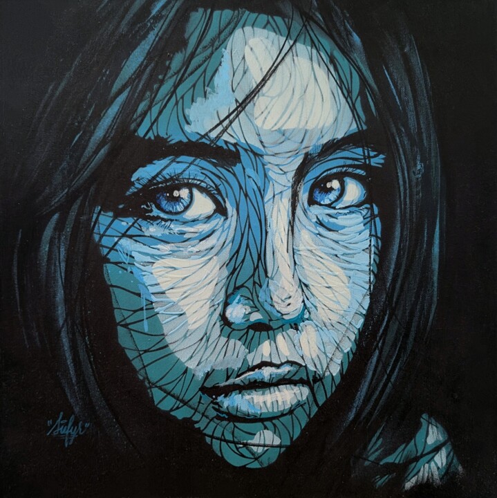 Le regard de Toulon 绘画, 19.7x19.7 in