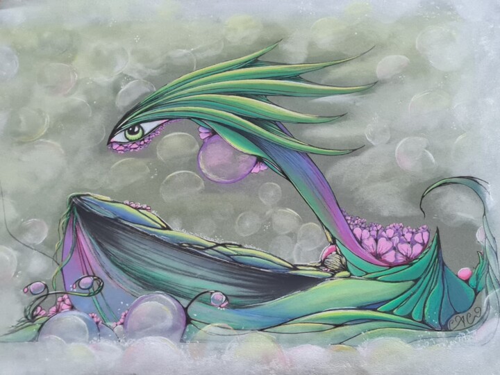 "Intime nature" 图画, 19.7x25.6 in