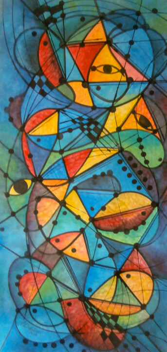Nosso tempo ABR-21 绘画, 47.2x23.6 in
