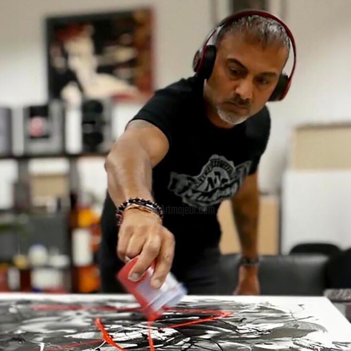Steps of the making of the work
