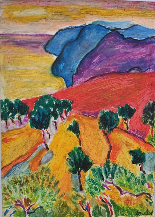 La Côte près d'Agay 图画, 16.5x11.4 in