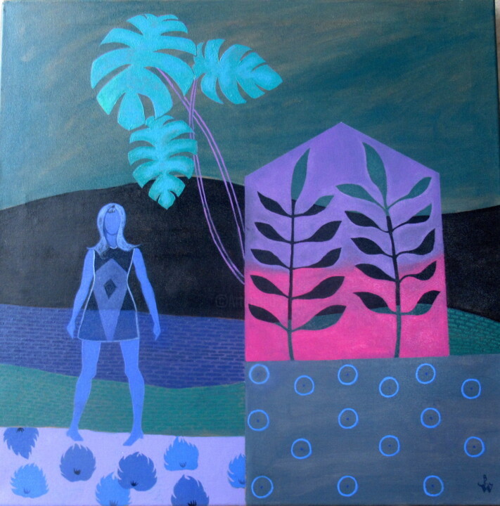 绘画,  24x24 in 