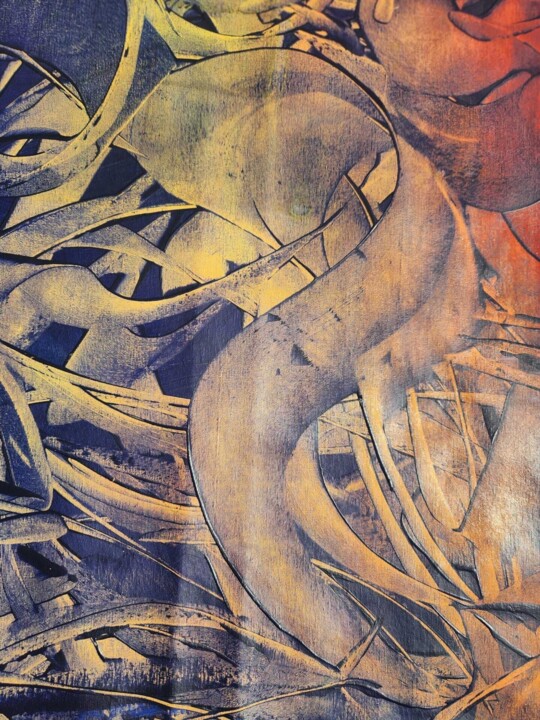 Artwork's surface or texture