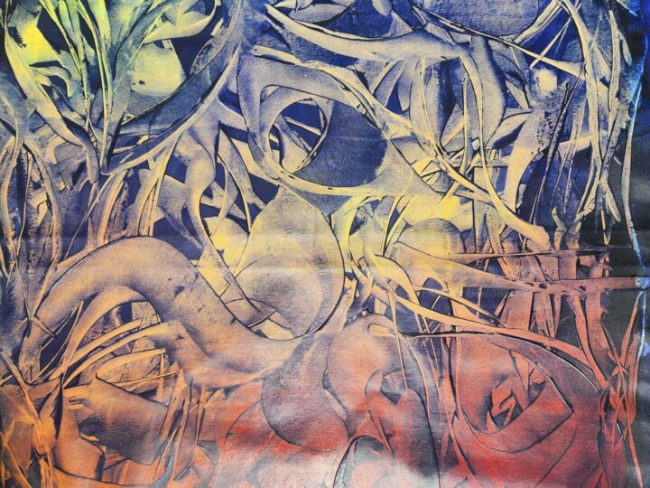 Artwork's surface or texture