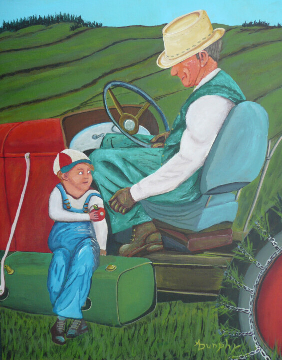 Depression-Era Joyride Tablo, 20x16 in