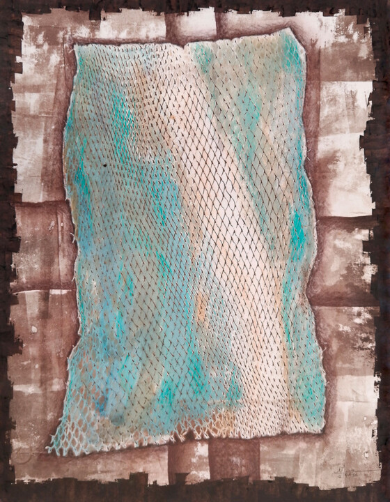 Reptil 绘画, 21.7x16.9 in