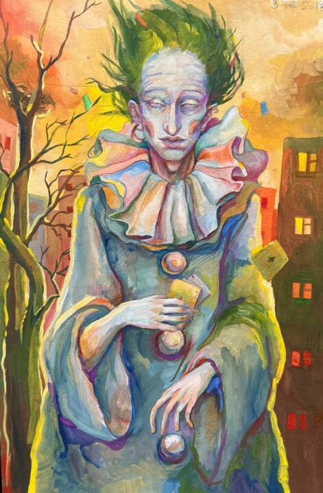 Schilderij,  20,9x13,8 in 