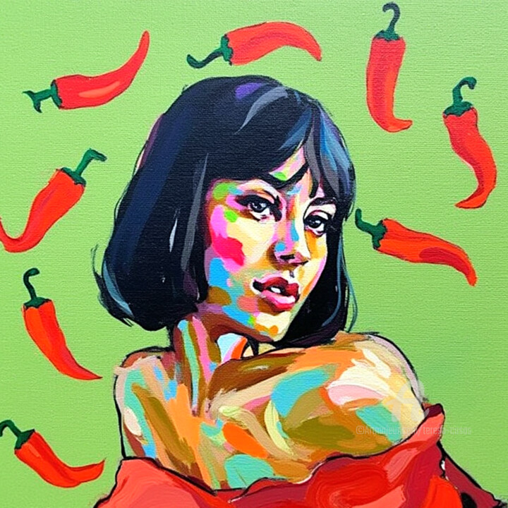 1-Retrato de mujer 数字艺术