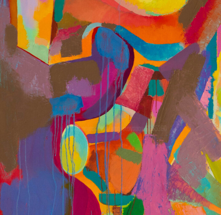 Artwork's surface or texture