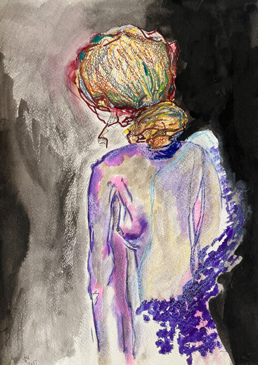 a%#$ / Female nude - {$M} 图画, 16.5x11.4 in