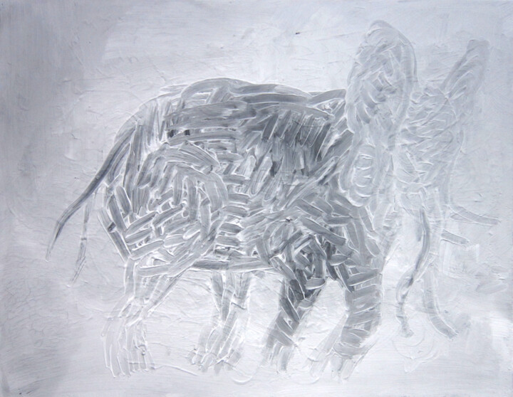 éléfanthomme 绘画, 19.7x25.6 in