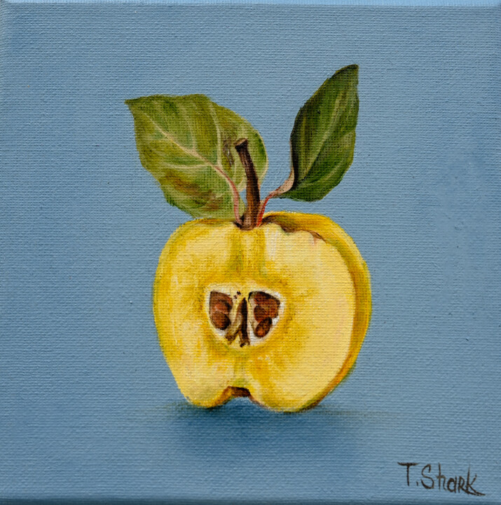 Quince 绘画, 6.3x6.3 in