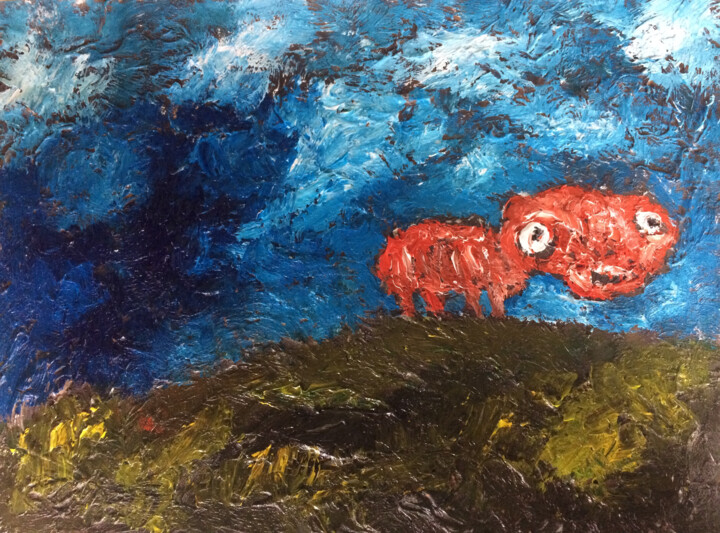 绘画,  14.2x18.9 in 