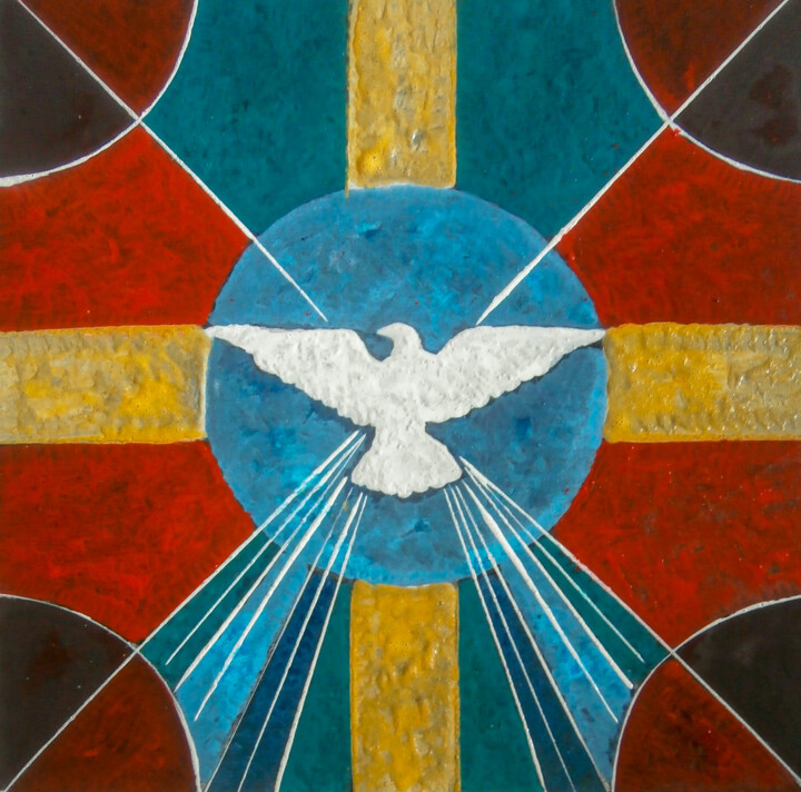 Divino Espírito Santo-ABR01 绘画, 23.6x23.6 in