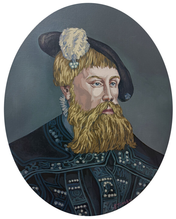 Schilderij,  19,7x15,8 in 