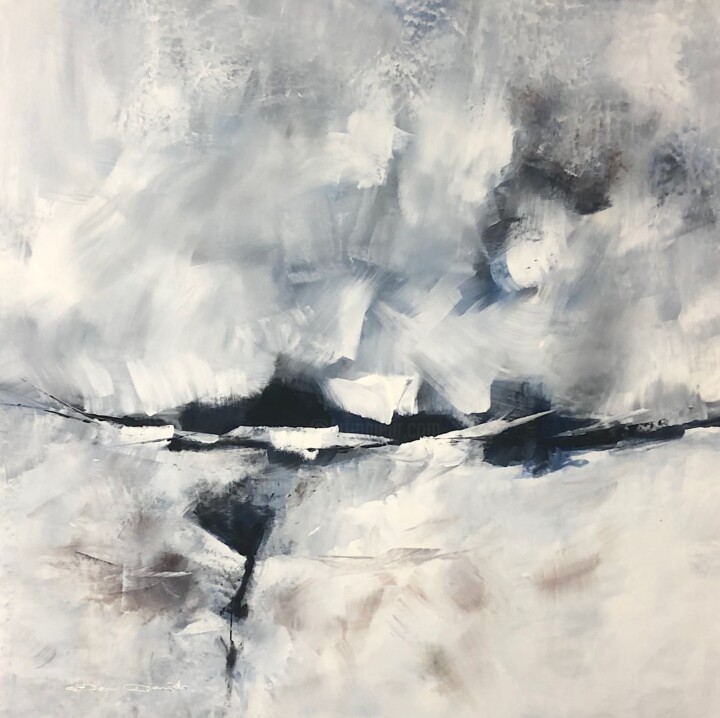 Peinture intitulée "Storm" par Dam Domido, Œuvre d'art originale, Acrylique