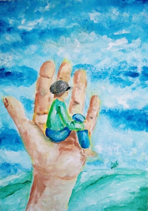 SUL PALMO 绘画, 11.5x8.3 in