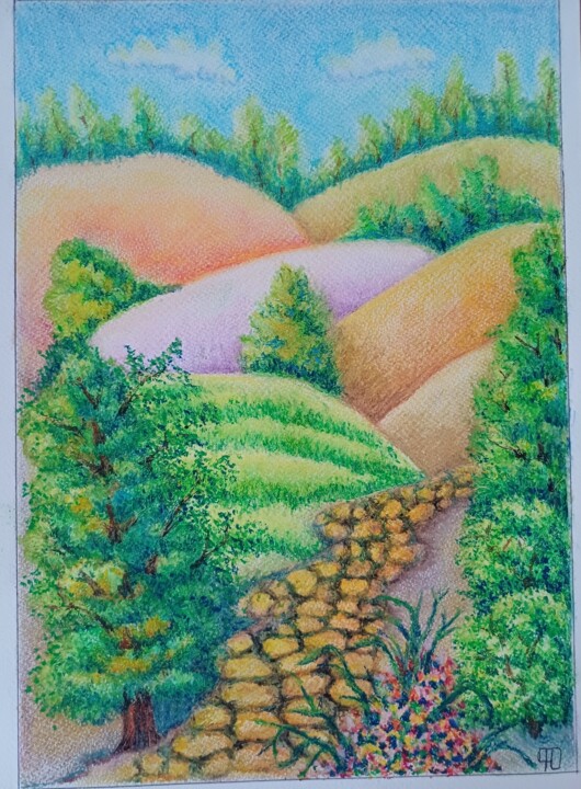 绘画,  16.3x11.8 in 