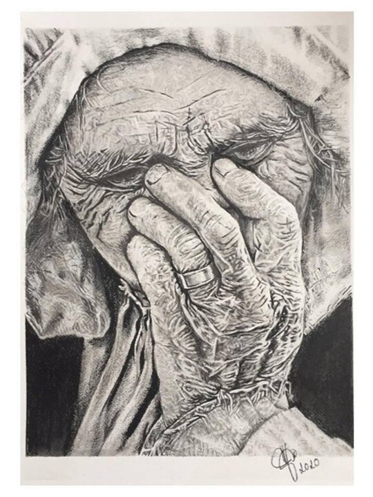 MOTHER 图画, 16.5x11.8 in