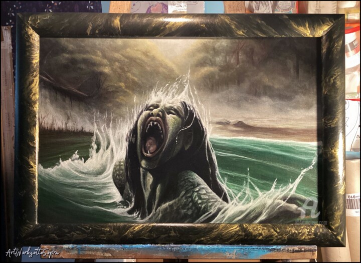 Злая Русалка Zlaya Rusalka Pittura, 15,8x23,6 in