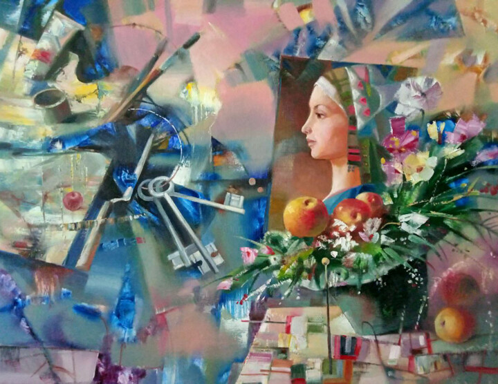 绘画,  27.6x35.4 in 