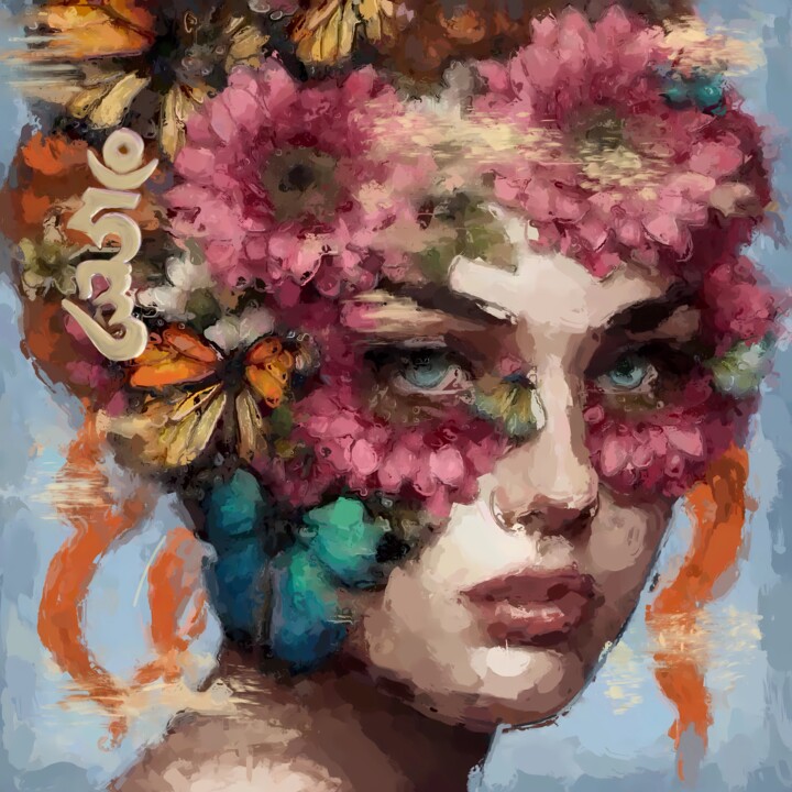 A Gentle Whisper Painting, 31.5x31.5 in