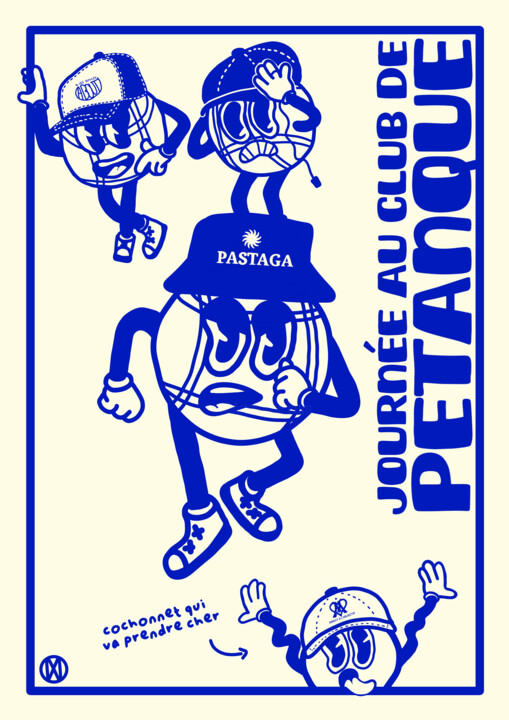 Journée au Club de Pétanque 数字艺术