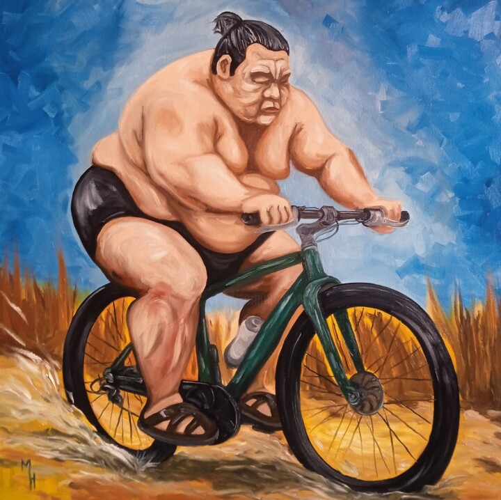 Painting titled "A Short Journey of…" by Maximilian Honderflenik, Original Artwork, Oil