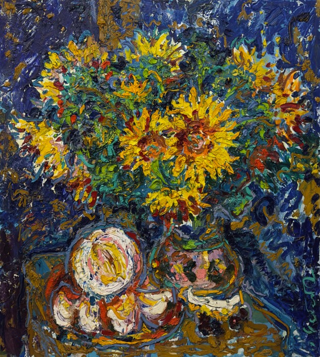 Sunflowers Pittura, 39,4x35,4 in