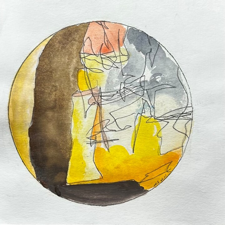 绘画,  9.8x9.8 in 