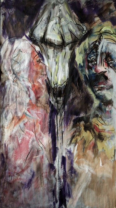 Crossing Painting, 84.3x47.2 in