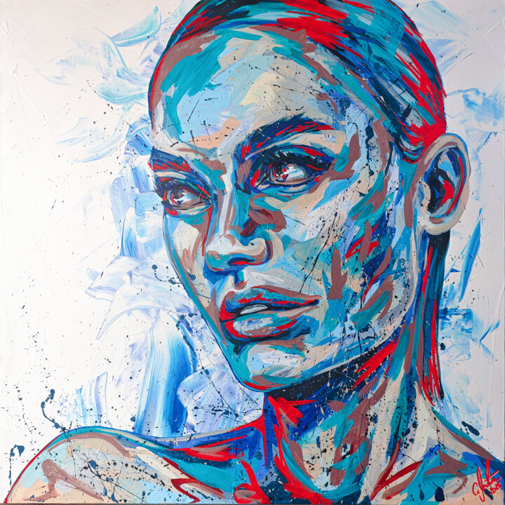 Bernadette 绘画, 39.4x39.4 in