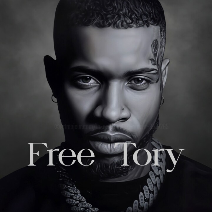 Digital Arts titled "Free Tory" by La Galerie De L'Amour Us, Original Artwork, Digital Painting