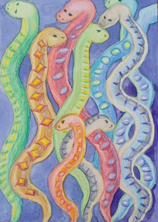 绘画,  8.3x5.9 in 