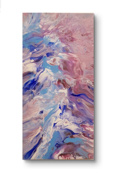 Painting titled "Abstract Painting R…" by Mirele, Original Artwork, Acrylic