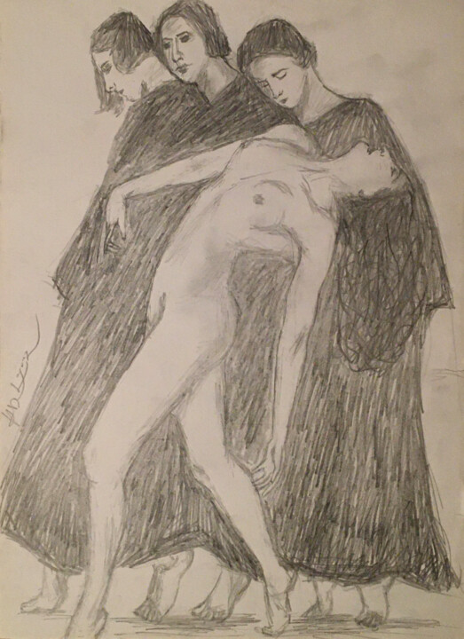 图画,  15.9x11.6 in 