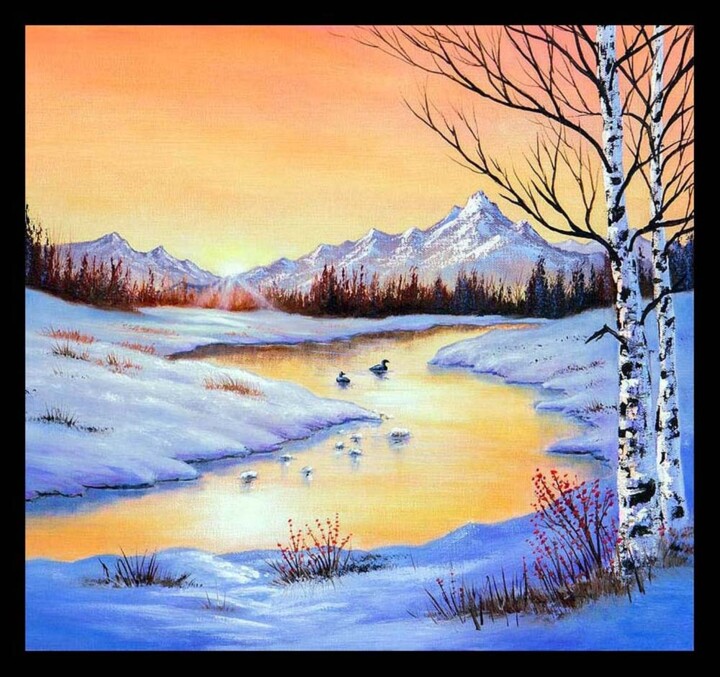 "december-shimmer-c-…" başlıklı Dijital Sanat Melih Ortatepe tarafından, Orijinal sanat, Dijital Resim